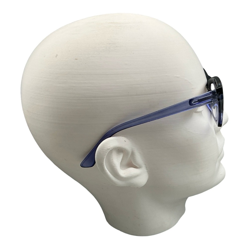 Blue Tortoise Cat Eye Reading Glasses +2.75 Anti Blue Light 7321 - Picture 3 of 5